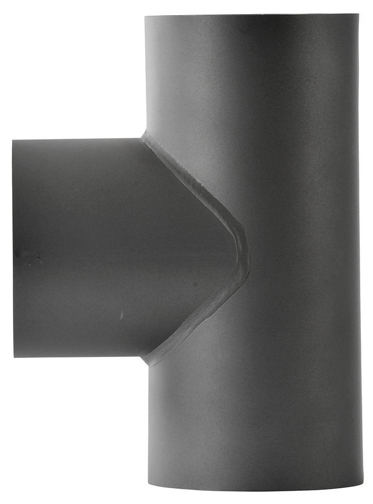 Alva Anschluss T-Stück für Zugregler d 130/150/130 mm, schwarz - ALZUGT130150