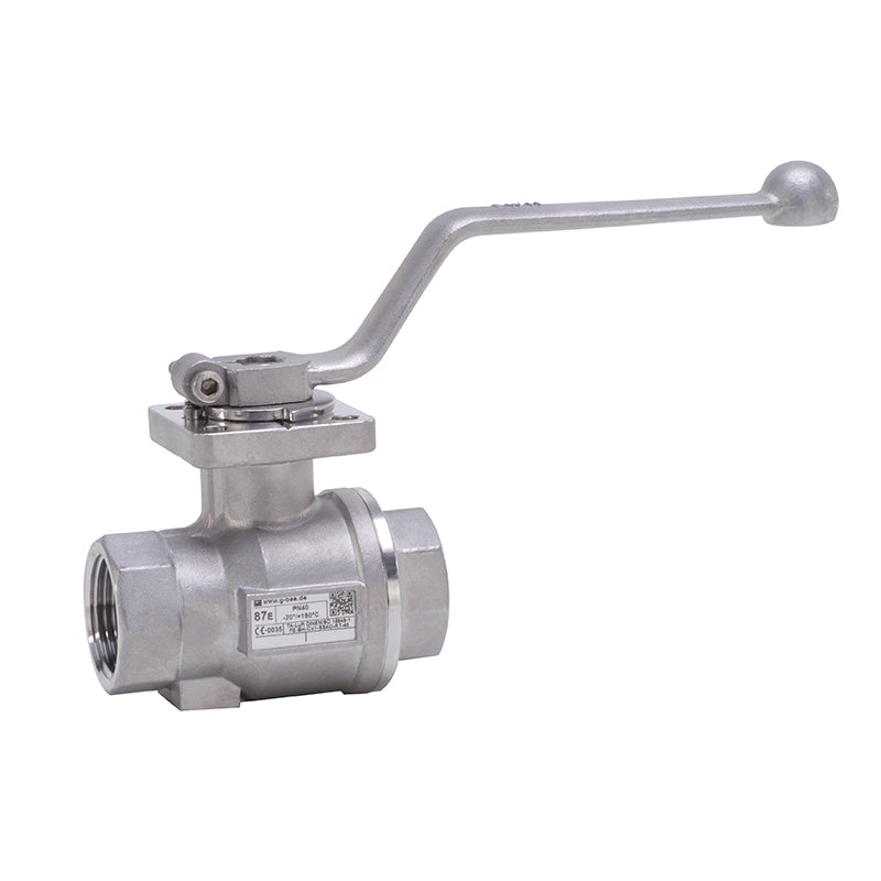 BEE G Gewinde-Kugelhahn Edelstahl 87E-1/2"-DVGW-G IG/IG PN16 – 00V0087151
