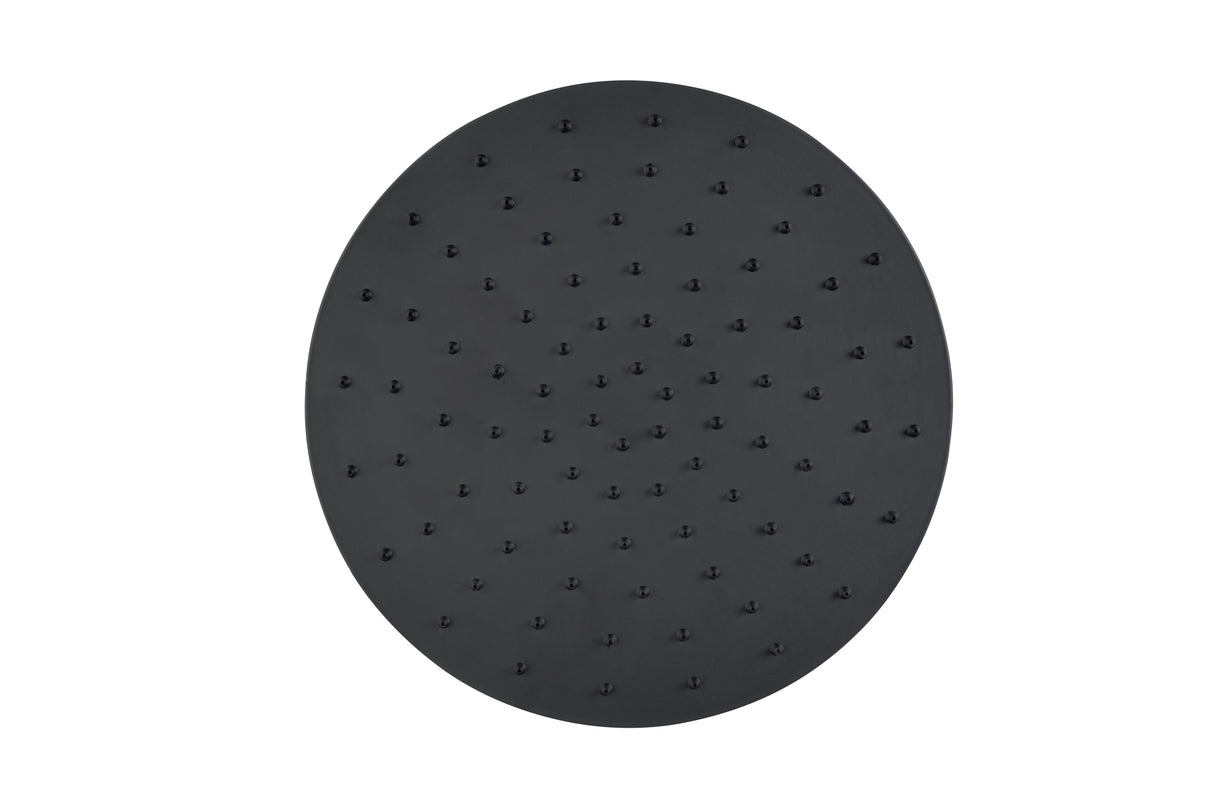 REGENWERK Regenwerk Passion Kopfbrause schwarz, Rund, 250 mm – BPPAARRKB1RS