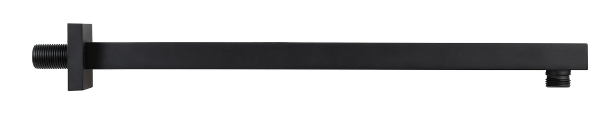 REGENWERK Regenwerk Passion Wandarm 400 mm schw., eckig, Messingros.,Quick-Steckm. – BPPAARRWA400ES