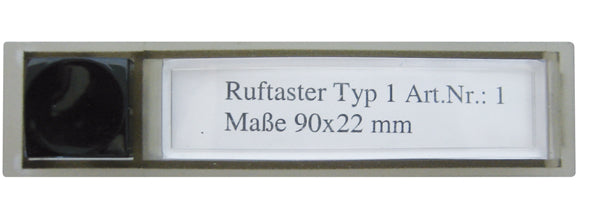 BTICINO Ruftaster für Türstation Serie 900, Abme ssungen: 90 x 22 mm – 1