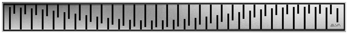Alva Aura Rost zu Duschrinne 885mm Design Skyline - AQBFAUDRR88.6