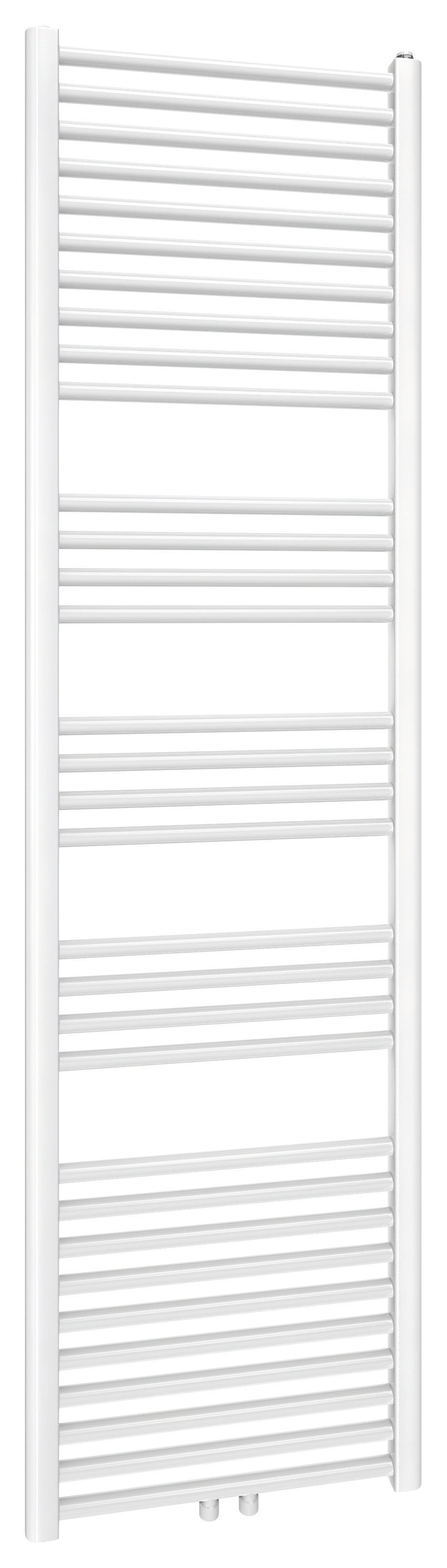 Alva Una 1.0 Badheizkörper gerade Mittenanschluss, 180,7x60cm, Weiß - AQBHK180M.1