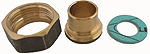 ALVA 2/3-Verschr.Fig.6372/74 (7372) 1"X 22 mm Messing