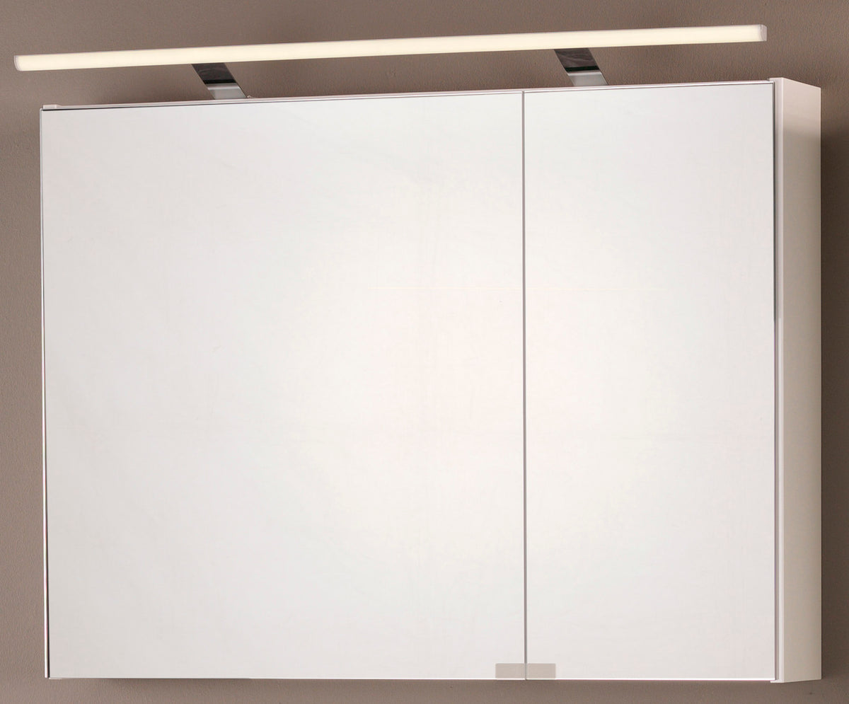 Alva Una Spiegelschrank 90x70x14,7cm, LED-Aufsatzleu., Schlosse. - AQSPS2SE