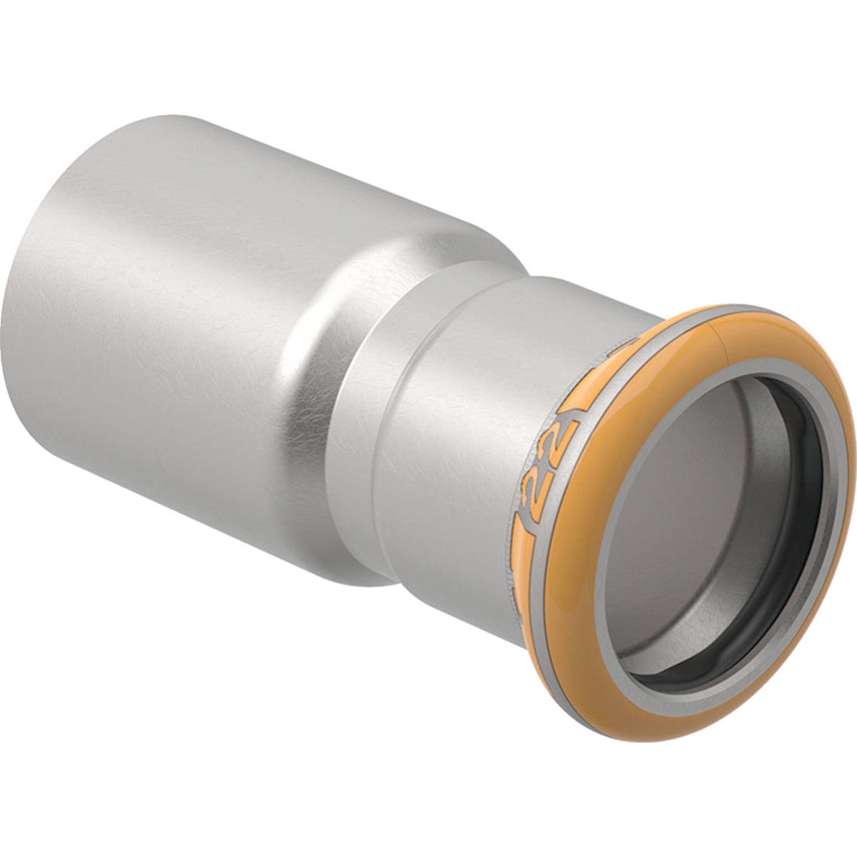 GEBERIT GE Mapress Therm Reduktion Einschubende, d76,1 x 54mm, NPW – 42428