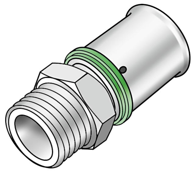 KE KELIT SMX450 STEELOX Übergang m.AG 20x1/2" – 57202D02