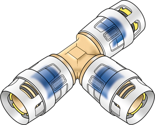 KE KELIT KMP440X PROTEC CLIX T-Stück 32/16/32 – 730110FBF