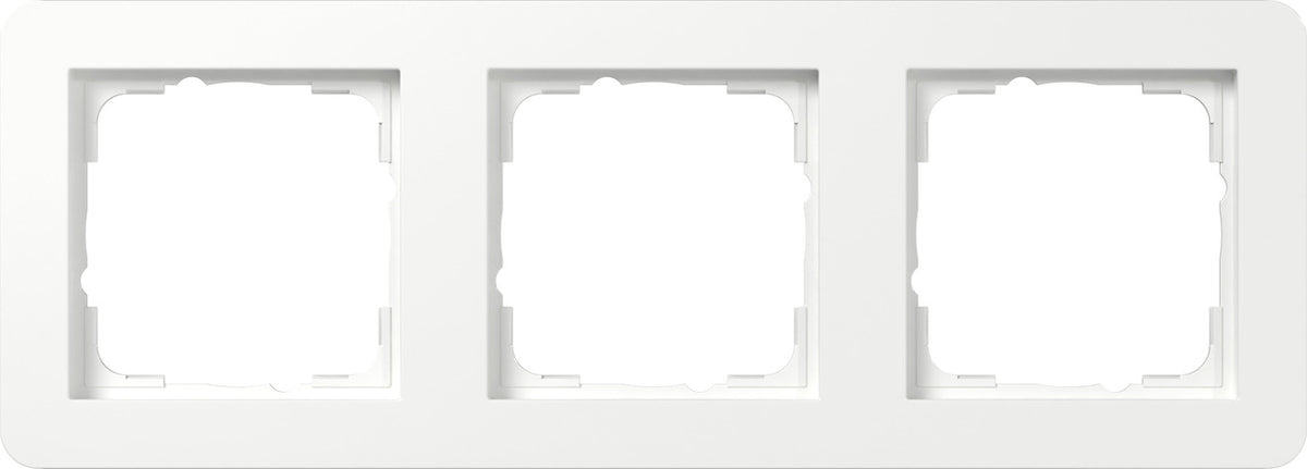 GIRA Abdeckrahmen 3f Gira E1 Reinweiss – 0213150