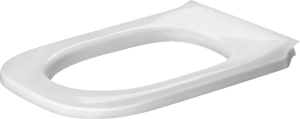 DURAVIT Duravit D-Code WC-Sitzring Vital o.Deckel, Scharniere edelst.,lang,weiß – 0060710000