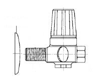 Alva Una Druckreduzier-Ventil 1/2" Chrom - AQSPDV