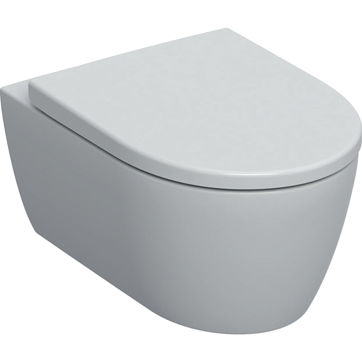 GEBERIT SANITAER Geberit iCon Tiefspüler weiß Rimfree geschl.Form EFF3 WC-Sitz Abs.A. – 501.664.00.1