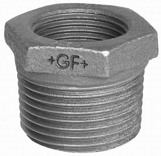 FISCHER GEORG FITTINGS Reduktion Fig. 241 1/2x1/4" schwarz – 770241119