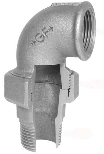 FISCHER GEORG FITTINGS Knieholländer Fig. 97 1" schwarz – 770097106