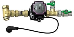 ALVA Zirk-Pumpenset UPM3 DHW 15-50 4-Stufen, 400x190x150 (LxBxH in mm) - ALZIRKUPM1550
