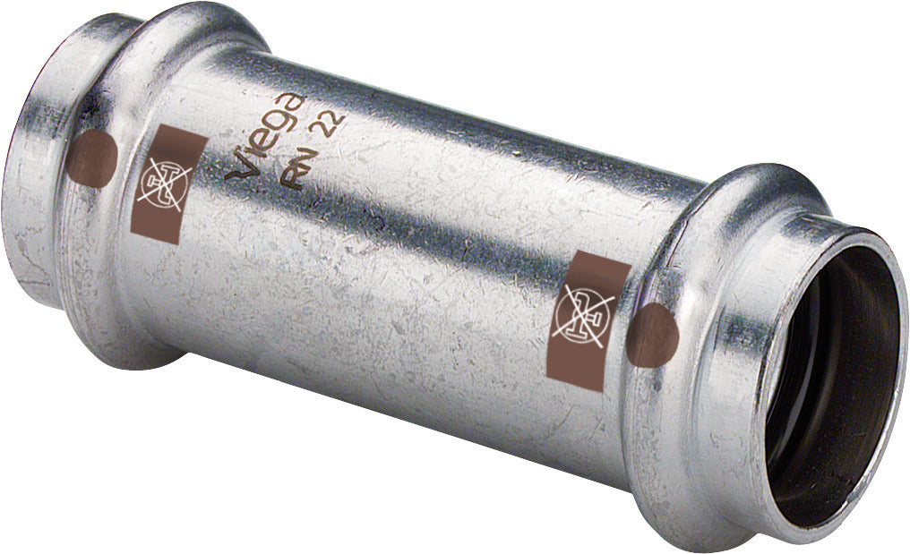 VIEGA Viega Schiebemuffe mit SC Temponox 1715.5 in 22mm Stahl nichtrostend – 809 225