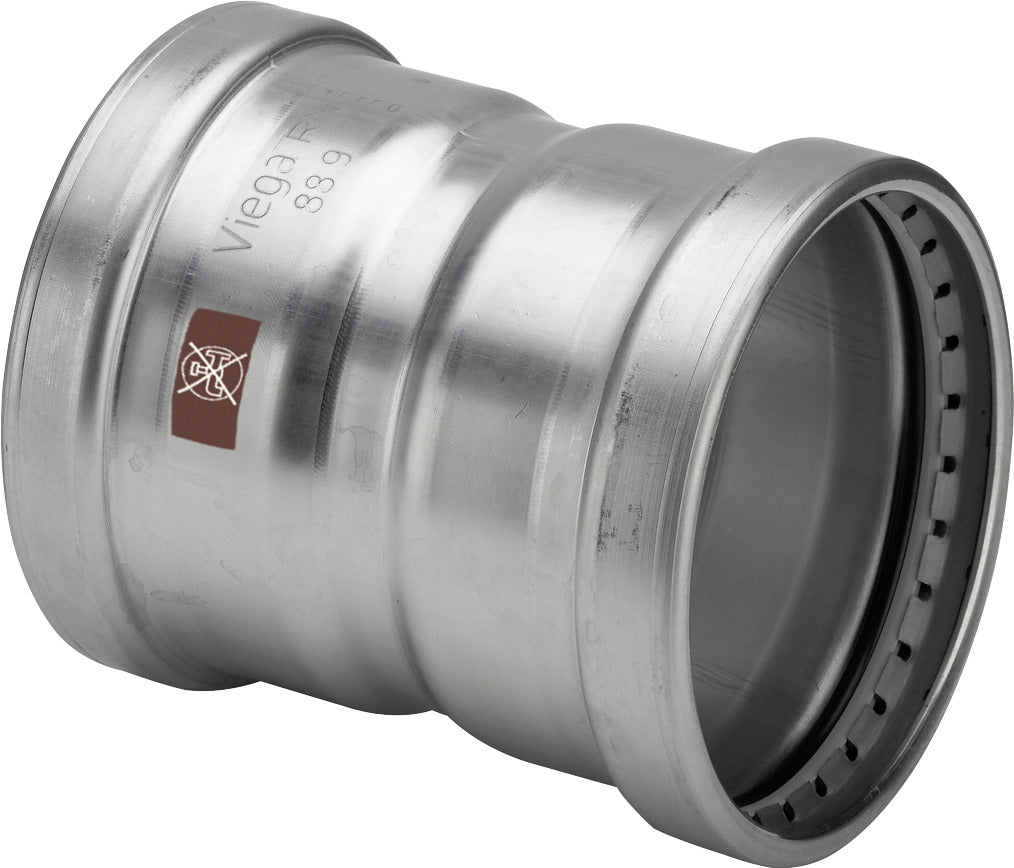 VIEGA Viega Muffe mit SC Temponox XL 1715XL in 88,9mm Stahl nichtrostend – 809 164