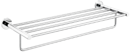 ALVA Una Handtuchablage mit Badetuchhalter 60cm, Chrom