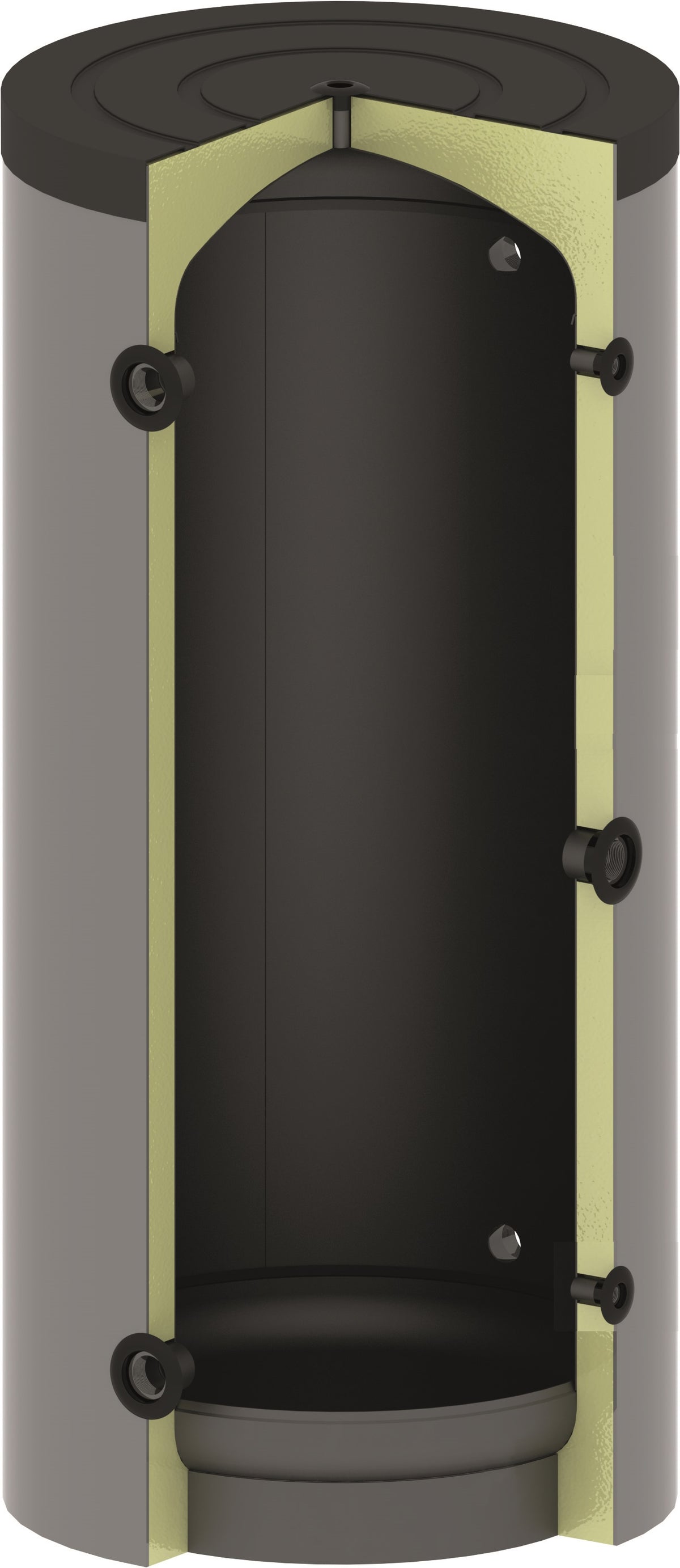 Alva Pufferspeicher für Heizung/Kühlung 500L inkl. Isolierung PU-Hartschaum - ALPROCOOL500