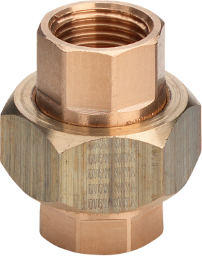 ALVA Rohrverschraubung 3330 flachdichtend in Rp1 1/2 x Rp1 1/2 Rg