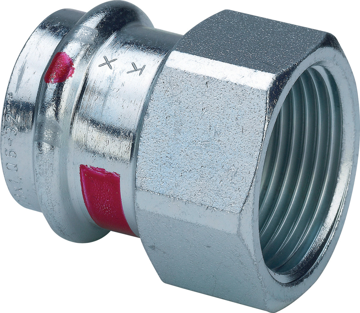 VIEGA Viega Übergangsstück mit SC Prestabo 1112 in 22mm x Rp3/4 Stahl verzinkt – 559 113