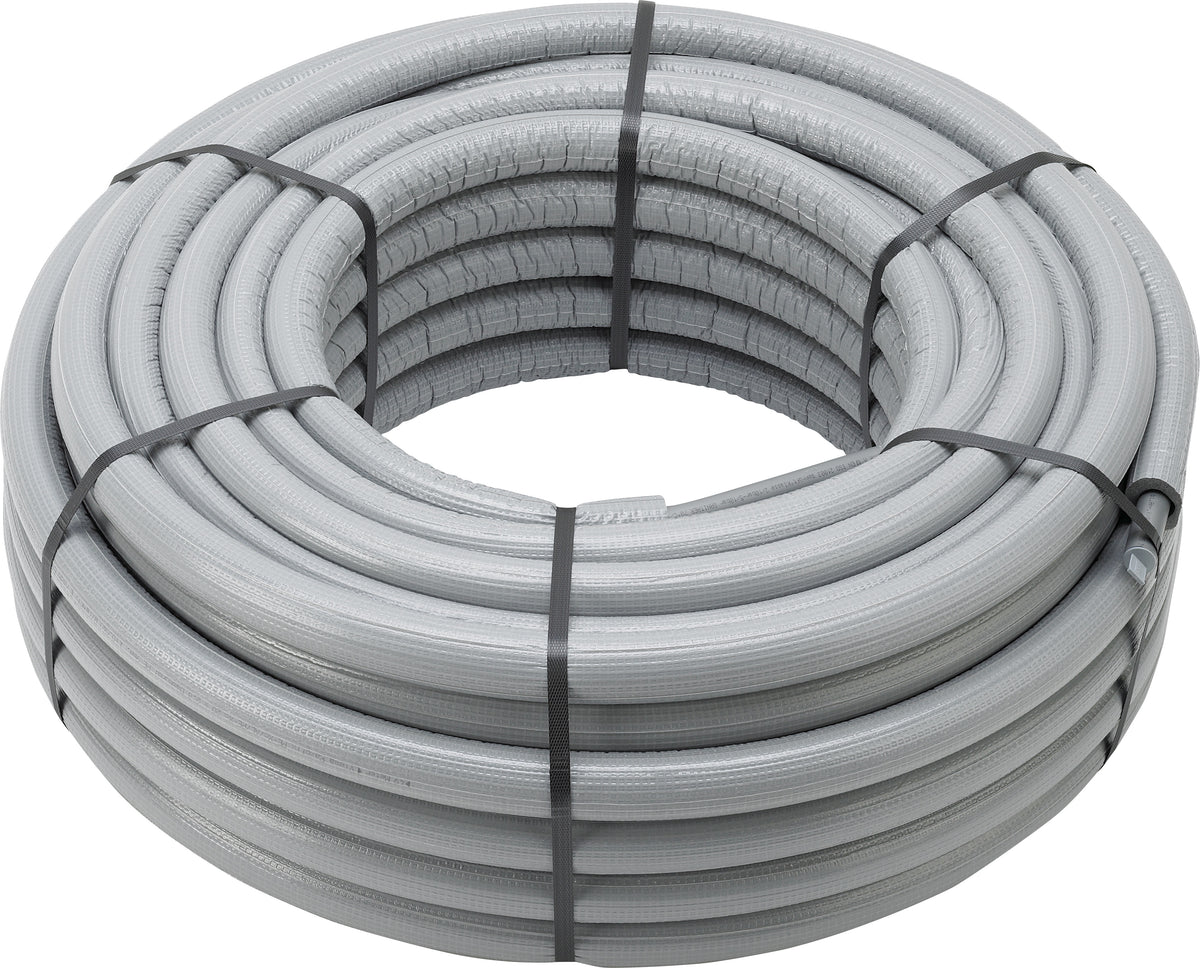 VIEGA Viega Rohr Raxofix 5302.5 mit 9mm Dämmung in 16x2,2mm Kunststoff grau – 645 809