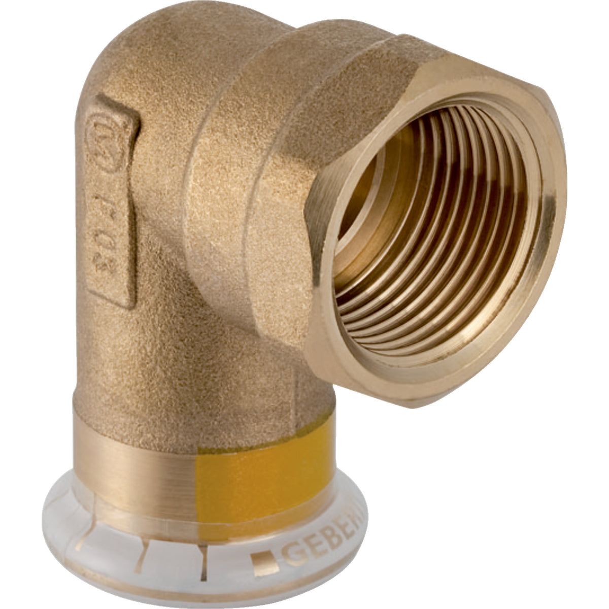 GEBERIT GE Mapress Kupfer Gas Uebergangswinkel 90 Gr. d22mm x Rp3/4 – 34727