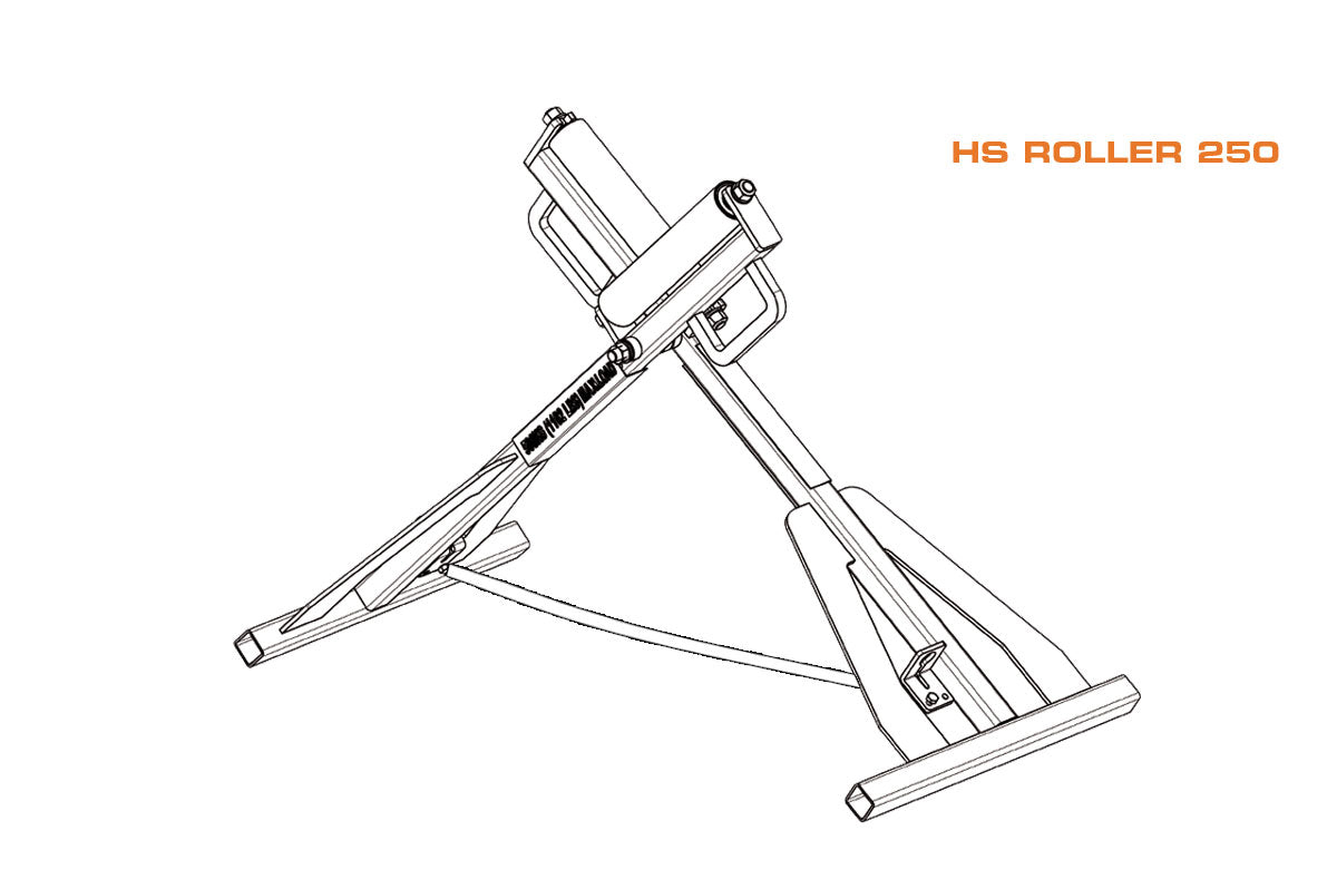Alva HS Rollenbock 250 für Rohre bis d 250 mm 8" - ATHSROLLER250