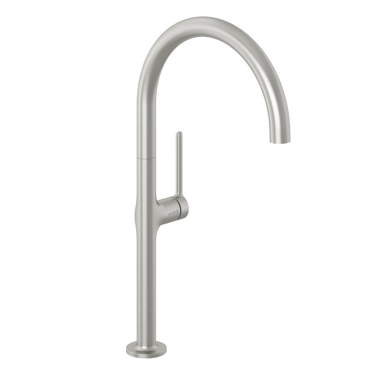KLUDI KLUDI-REEF Spültisch-Einhandmischer seitl. Bedienung Stainless Br. Nickel – 50803N575