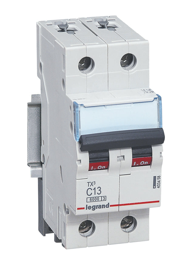 LEGRAND LS-Schalter 6kA C 13A/1pol+N 2TE – 403458