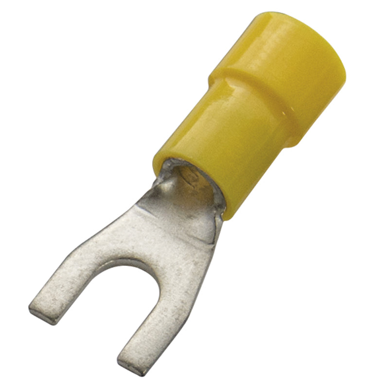 HAUPA Gabelkabelschuh gelb isoliert 4,0-6,0 M5 PVC – 260322