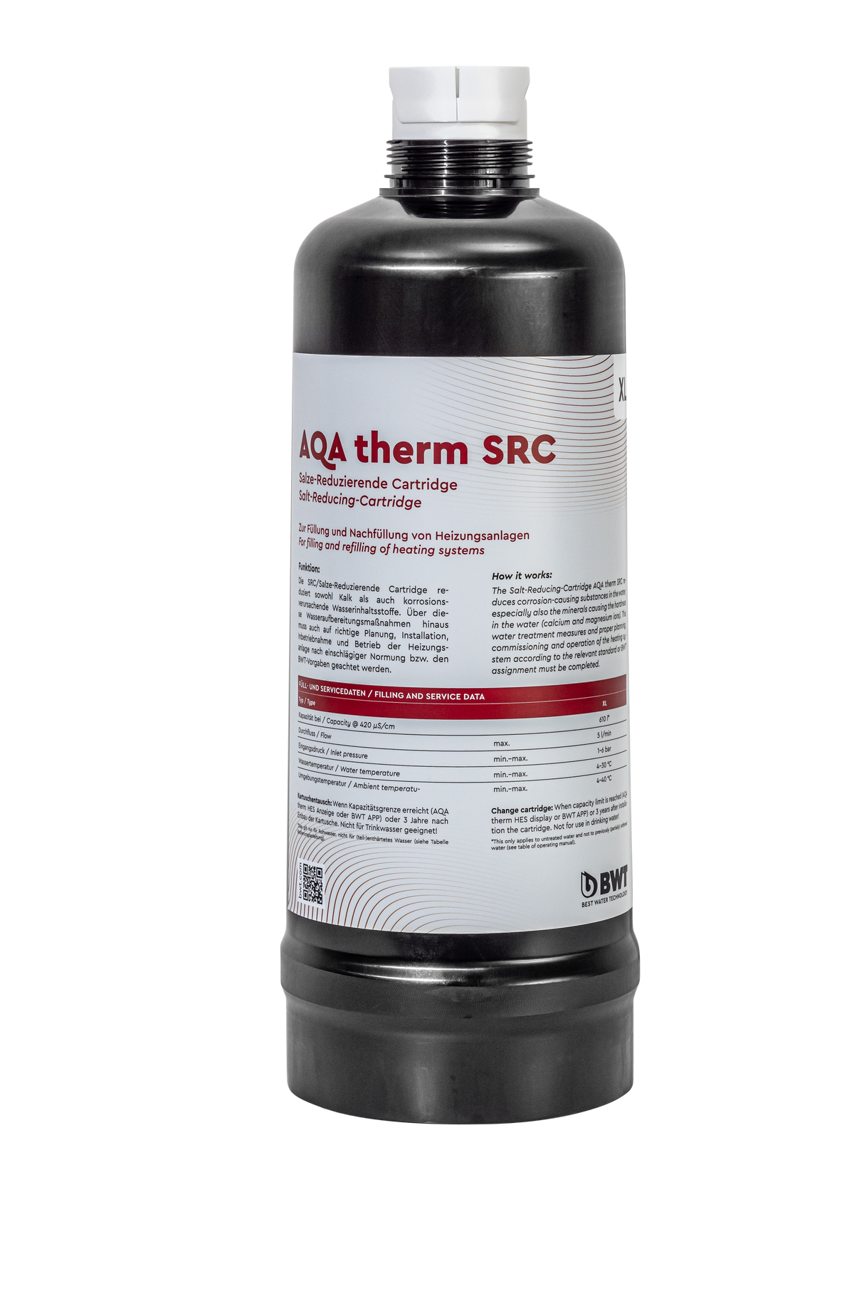 BWT BWT AQA therm SRC X-Large Salz Reduzierende Cartridge, schwarz – 125639422