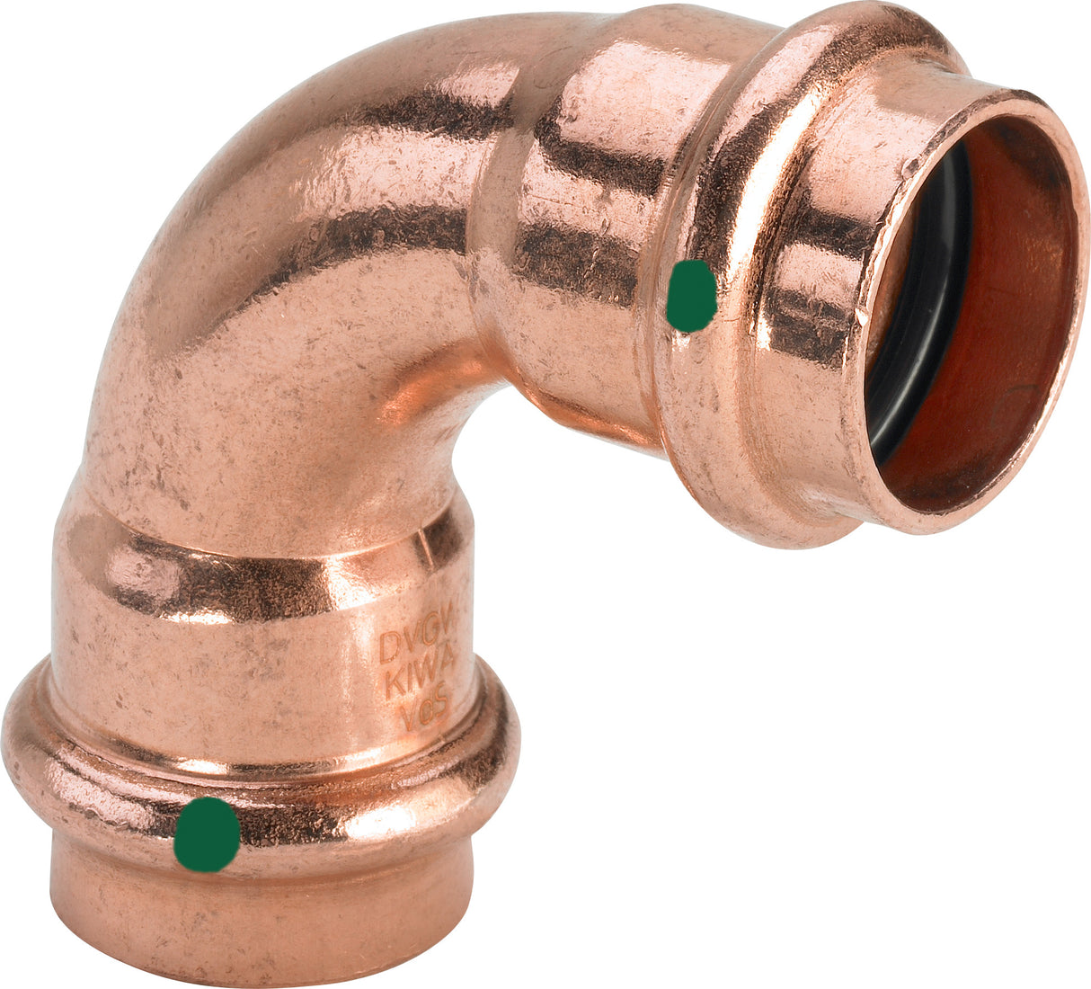 VIEGA Viega Bogen 90 Grad mit SC Profipress 2416 in 18mm Kupfer – 291 495