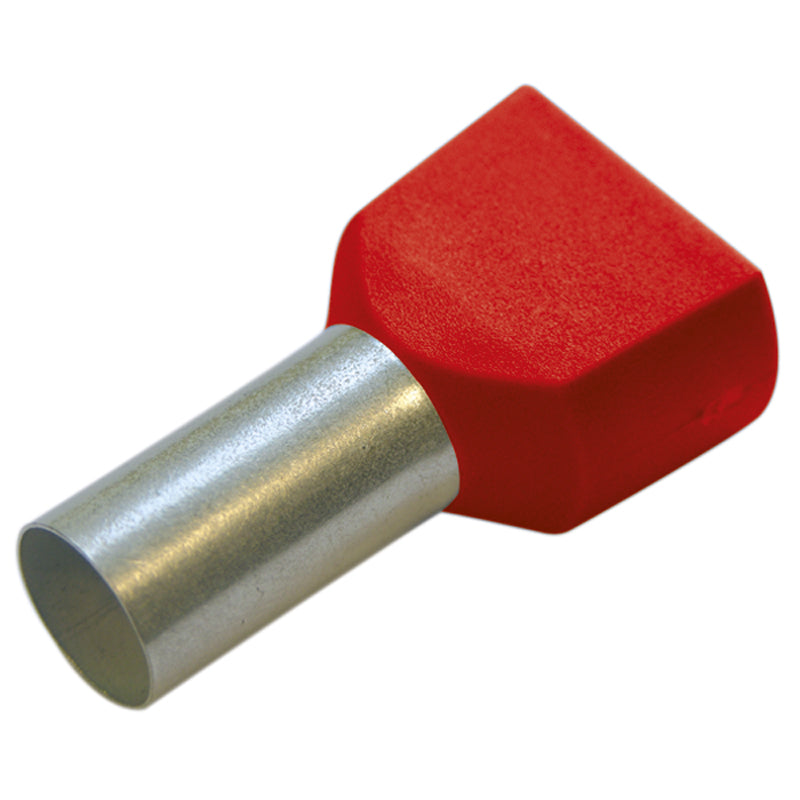 HAUPA Twin-Aderendhülse 10/14 rot – 270798