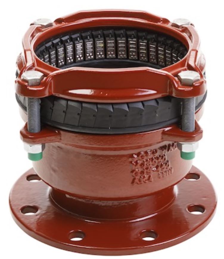 FISCHER GEORG Multi Joint Rohrverb -Fl./Kuppl.Schrb.A2 pulverb.Fig.3057 PN10/16 DN125 AD132-155 – 709355618