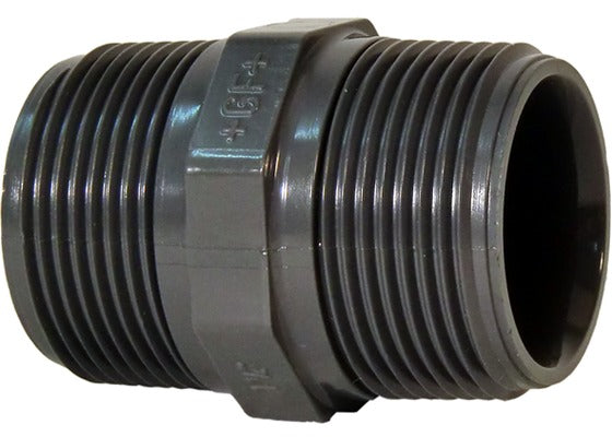 FISCHER GEORG GF Doppelnippel PVC-U 1/2" AG – 721911906