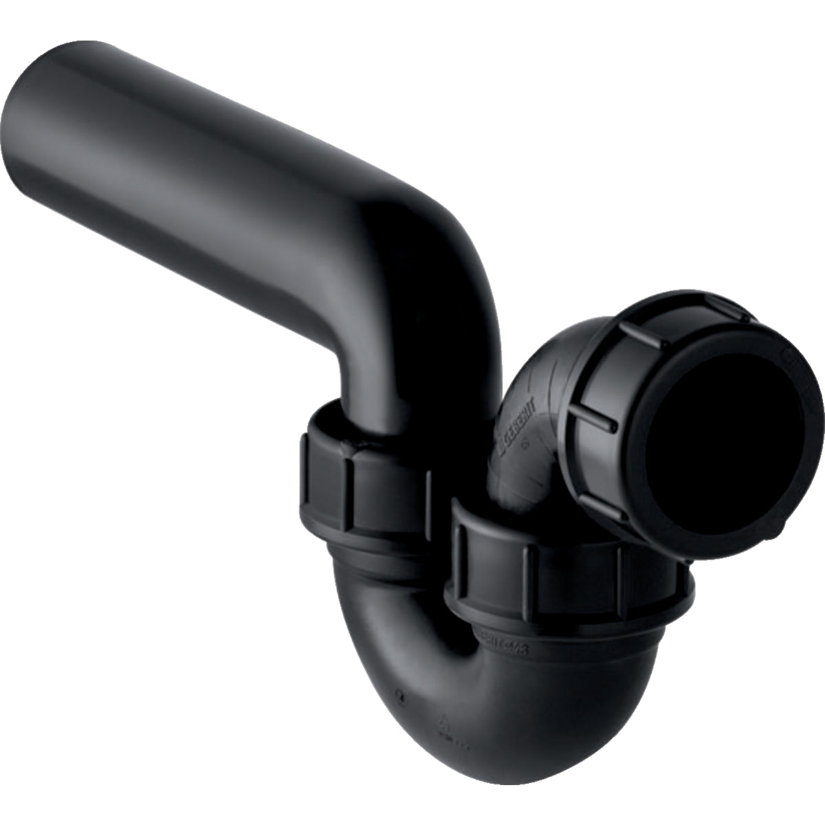 GEBERIT GE Siphon fuer Ausgussbecken d50/50mm, Ein- und Auslauf waagrecht – 152.040.16.1