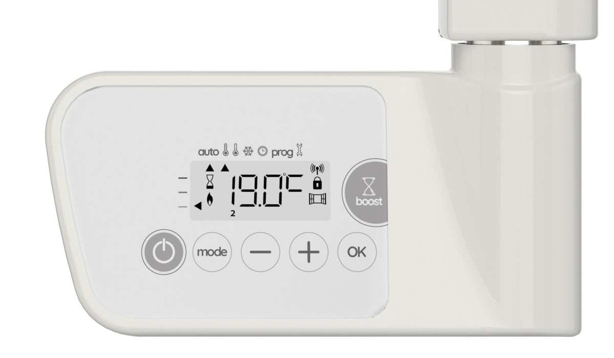 ALVA Una 2.0 Elektro-Badheizkörper gerade 143x60cm 750W Weiß - AQBHK143EL.2
