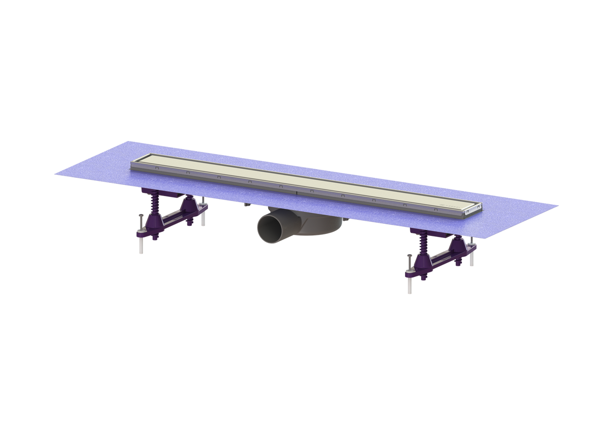 KESSEL KESSEL-Duschrinne Linearis Compact L: 650 mm, DN 50, WaD, V2A Abdeck., K 3 – 45600.62M