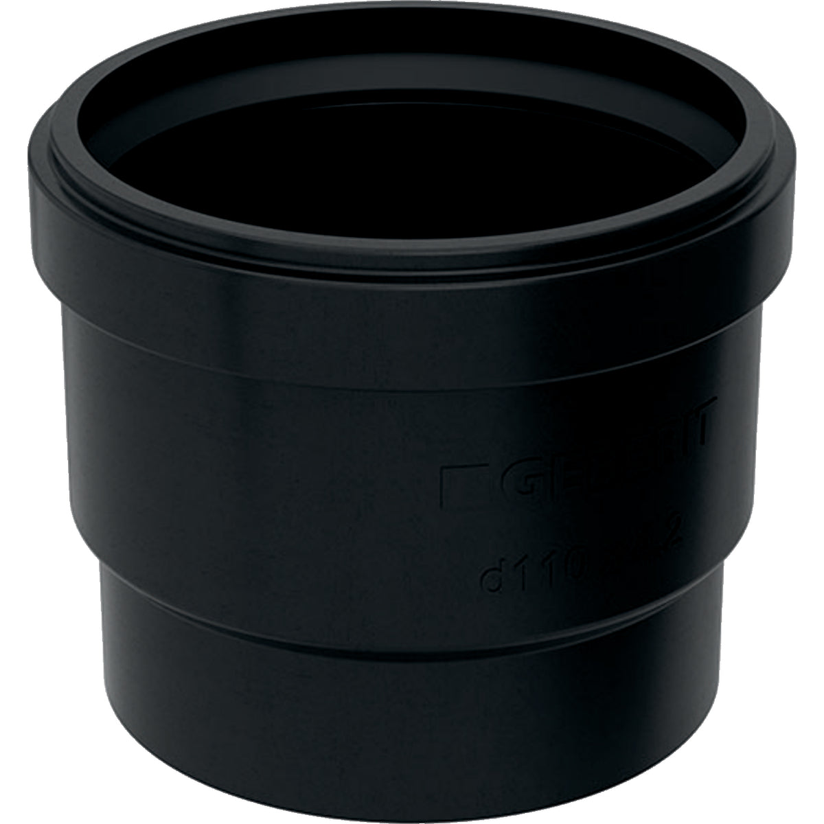 GEBERIT GE PE Steckmuffe d125 mit Lippendichtung 368779 – 368.779.16.3