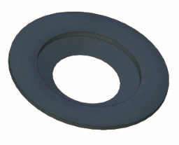 ALVA Lippendichtung da150 EPDM Bohrdurchmesser 170mm für Kabelschacht - ATKSD160