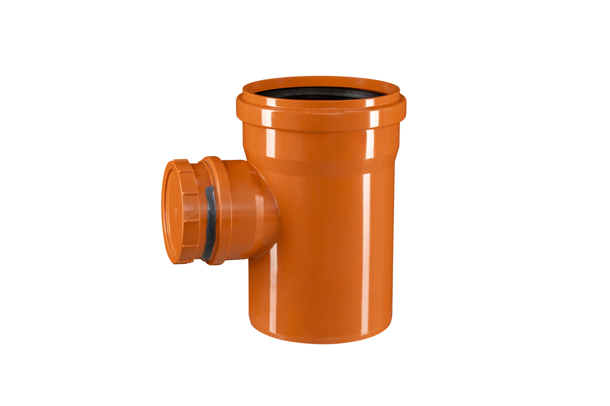 Alva PVC -Kanal Putzstueck DN 250 mit runden Deckel - FKPST250