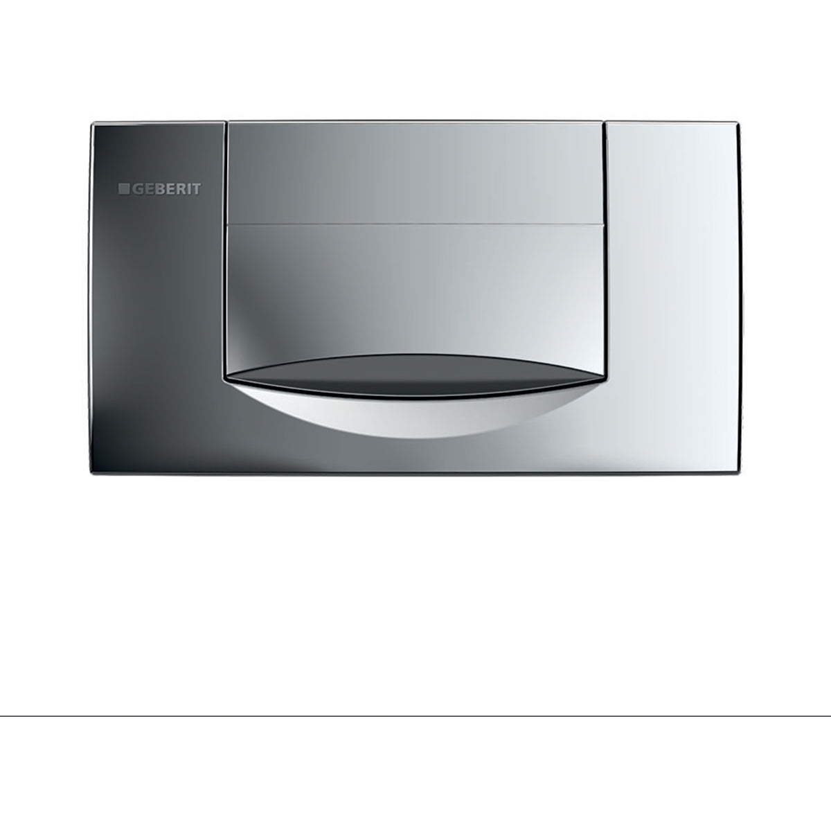 GEBERIT GE Betaetigungsplatte Jazzline, S/S Kunststoff, verchromt – 115.222.21.1
