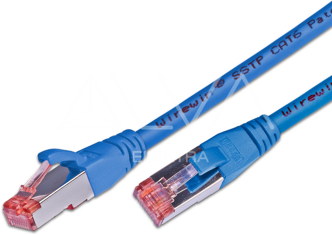 Alva KAT.6 Patchkabel, S/FTP, LSOH, Lifetime Warranty, 5m, blau - PK-KAT65.0BL