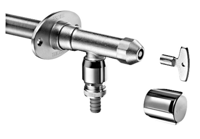 SCHELL SCHELL Polar Set m.Steckschlüssel-Obert. + Comfort Griff, Anschluss Messing 1/2" – 03 997 03 99