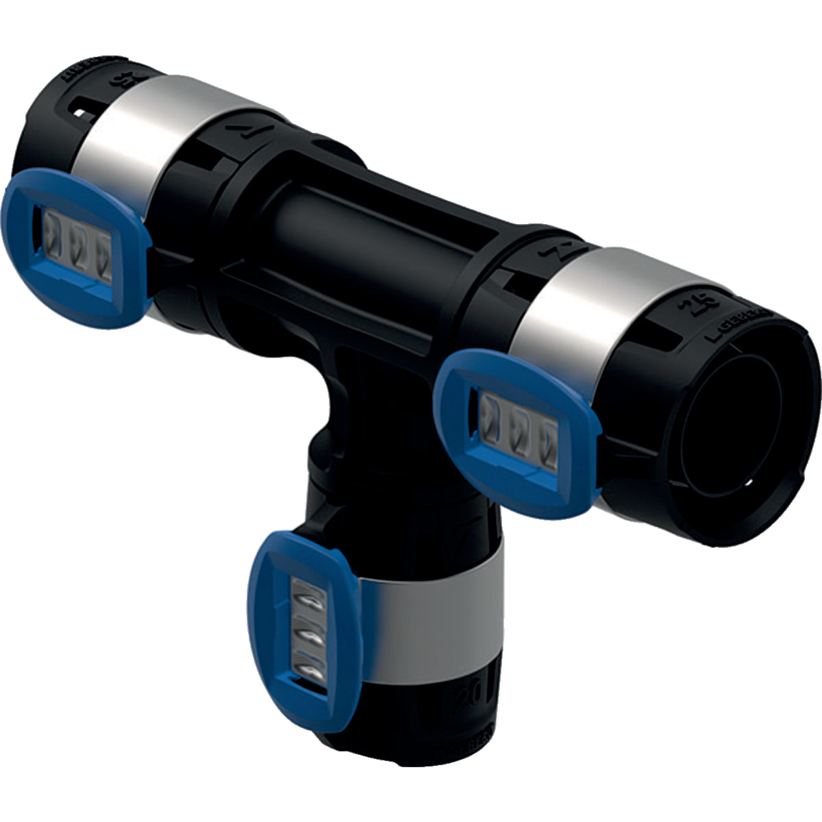 GEBERIT GE FlowFit T-Stueck reduziert PPSU d25 x 25 x 20mm – 620.142.00.1