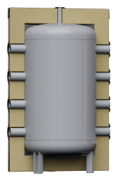 REFLEX Reflex Storatherm Heat Mini H 200, Pufferspeicher für Heizsysteme, silber – 7352570