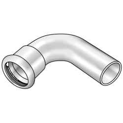 KE KELIT CP421 C-Stahl Pr.Bogen 90 Grad a/i 18 – 54616CC0