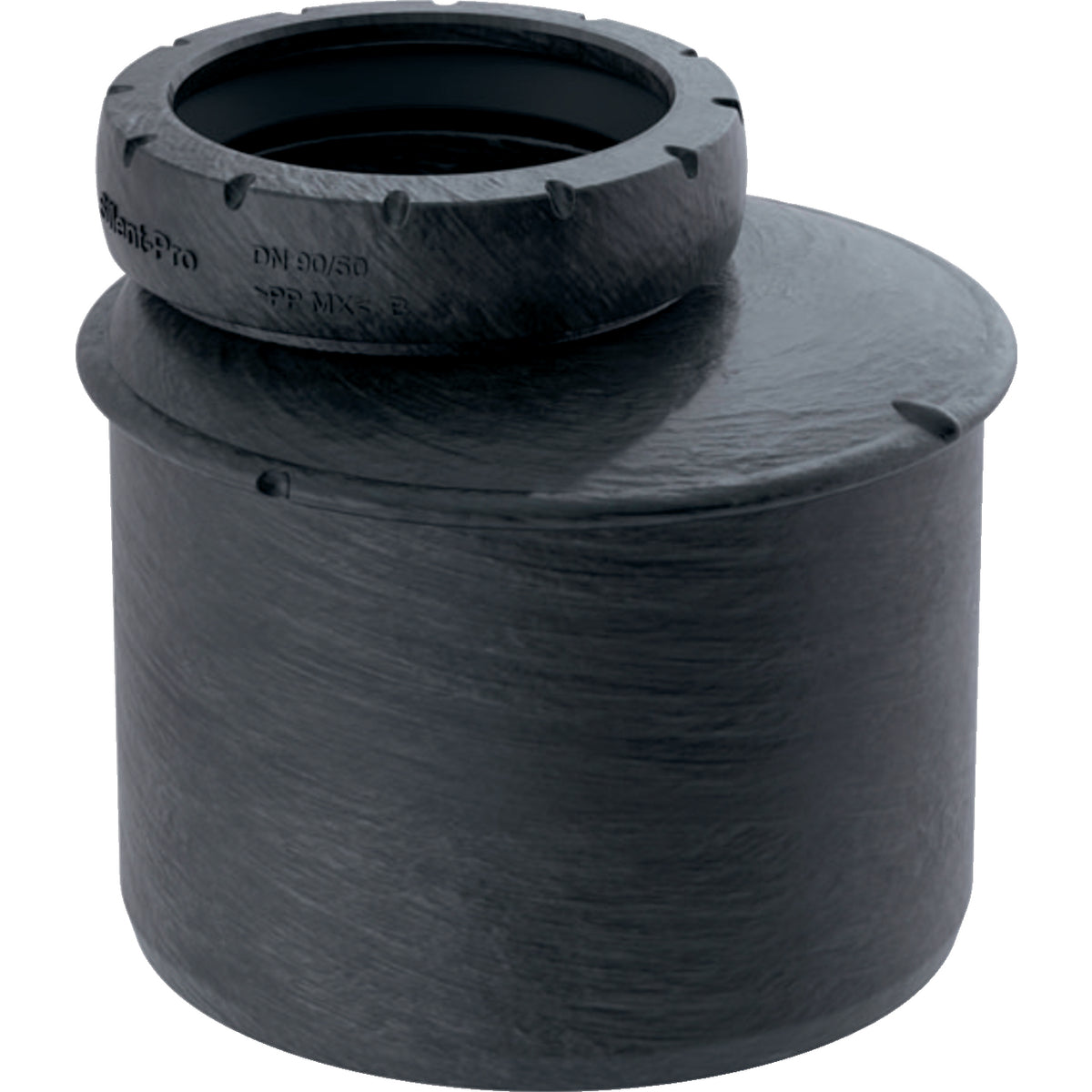 GEBERIT GE Silent-Pro Reduktion d160/125mm, exzentrisch, kurz – 393.776.14.1