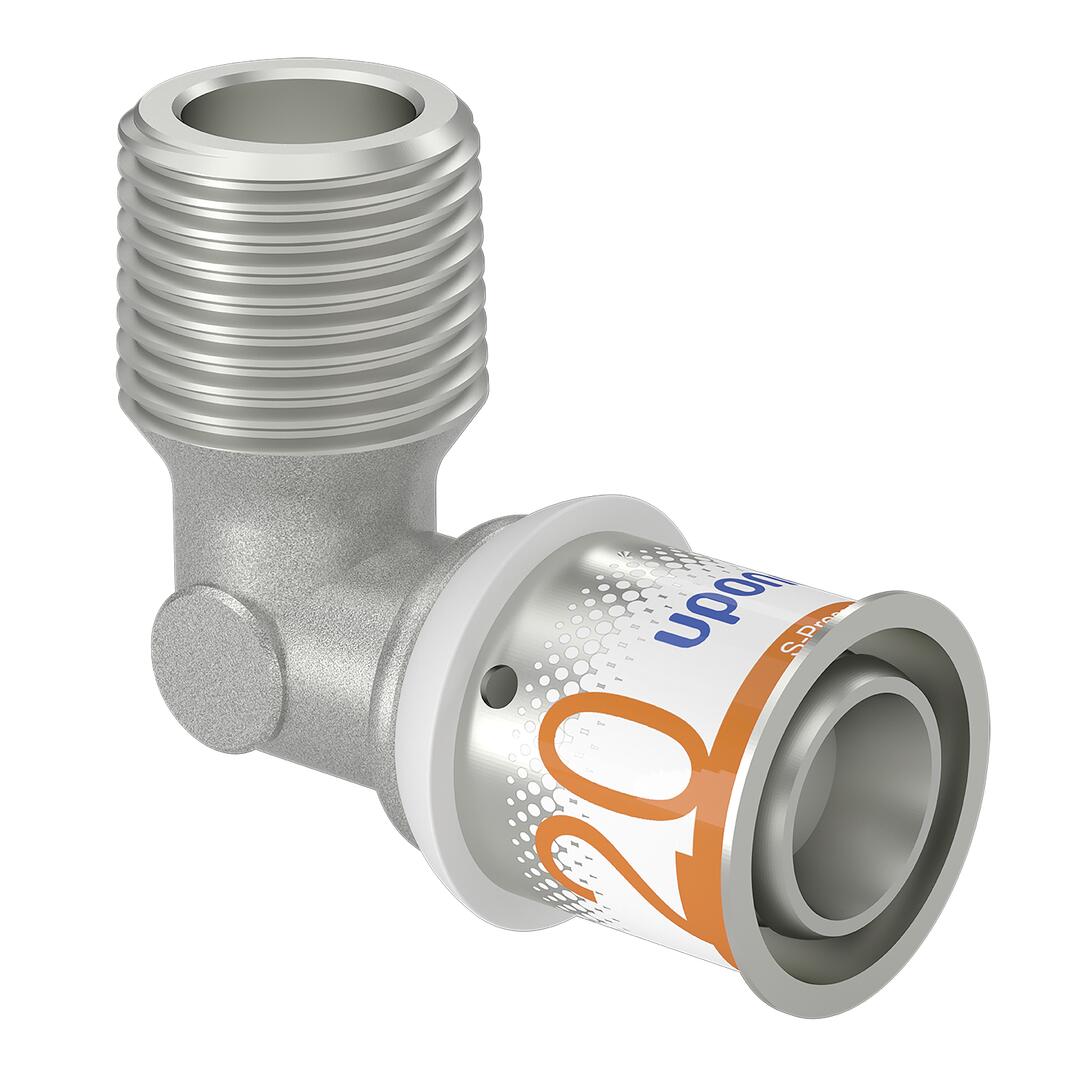 UPONOR Uponor S-Press PLUS Winkelnippel 20-R1/2"MT – 1070533